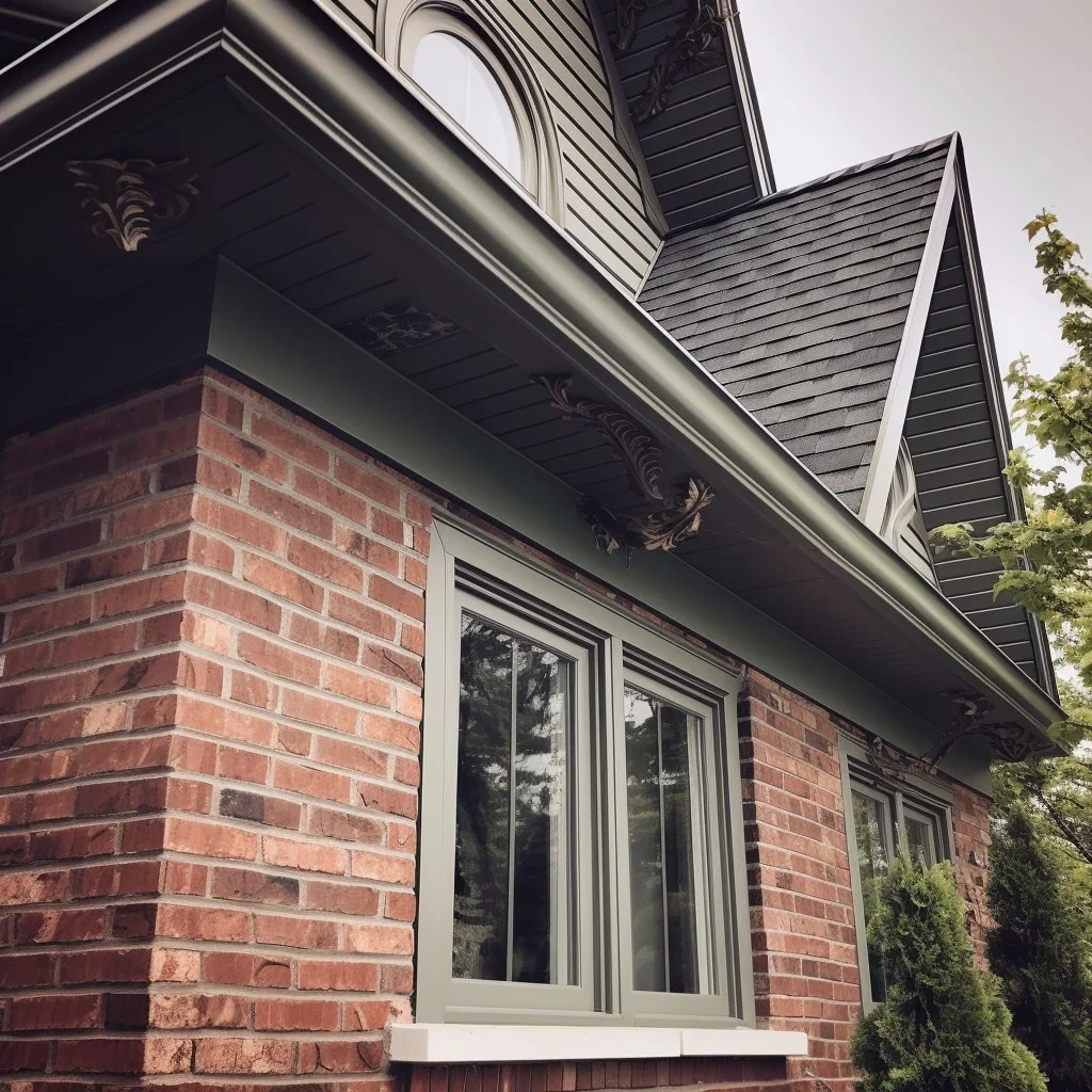 Signs of Aging and Wear on Eavestroughs